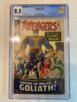 Marvel Comics Avengers #28 CGC 8.5 OWW 1st appearance of the Collector - Image 1 of 2