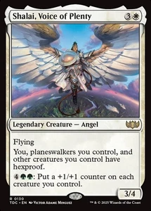 Shalai, Voice of Plenty 0130 Sin Lámina Raro Tarkir Dragonstorm Commander Magic The Gathering Casi Nuevo - Imagen 1 de 2