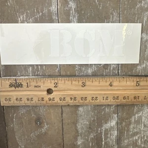 BCM BRAVO COMPANY ARMA DE FUEGO AUTÉNTICA Calcomanía PEGATINA Brillante - Imagen 1 de 1