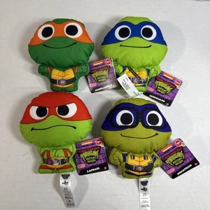 Nickelodeon TMNT Teenage Mutant Ninja Turtles Mutant Mayhem Set Of 4 Plushies 5” - Picture 1 of 6