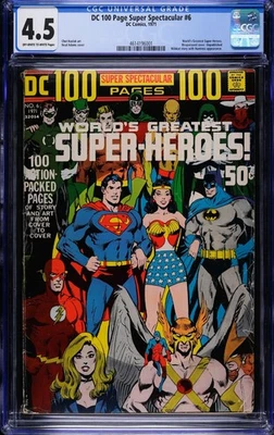 DC 100 Page Super Spectacular #6 CGC 4.5 Wrap-around cover Neal Adams - Image 1 of 2