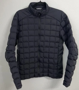 Arcteryx Rico Jacket Mens Small My Goose Down Full Zip Puffer Quilted Black - Picture 1 of 8