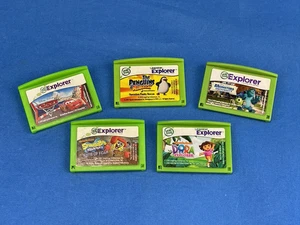 Leapfrog Explorer Game Lot of 5 - Cars, Monsters Inc, Dora & More - TESTED (B) - Picture 1 of 11
