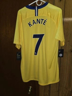2018-19 2xl Kante Chelsea Away Jersey - Image 1 of 4