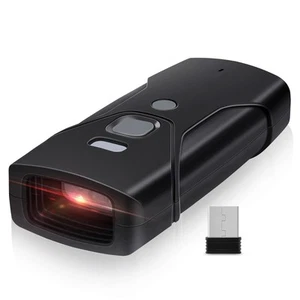 Mini lecteur de codes-barres Bluetooth 2D portable sans fil 3 en 1 Bluetooth ... - Photo 1/7