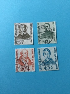 BRD, Mi. 222-225, Wohlfahrt, rund gestempelt, 1955 - Bild 1 von 1