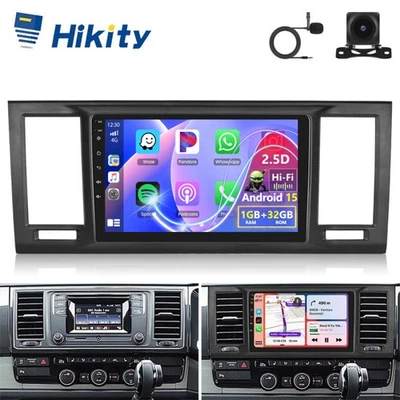 9" Kabellos CarPlay Android15 Autoradio Für VW T6 Transporter Multivan Navi WIFI - Bild 1 von 4