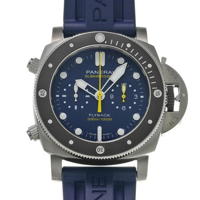 PANERAI Submersible Mike Horn Edition PAM01291 Black Men's Used Watch #111026 - Image 1 of 4