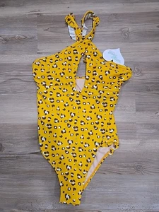 Sugar Coast by Lolli gelber Bikini mit Gepardenmuster Medium - Bild 1 von 5