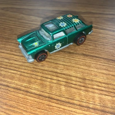 Hot Wheels Redline 1969 Classic Nomad - зеленая сделано в США - Изображение 1 из 4