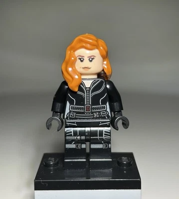 LEGO Black Widow Minifigure 76325 76314 76313 Marvel Logo Avengers NEW - Image 1 of 2
