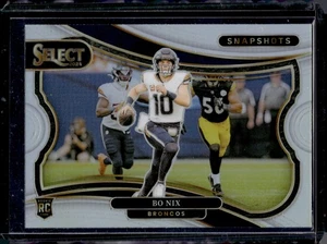 Instantáneas Panini Select #17 Bo Nix Prizm 2024 - Imagen 1 de 2