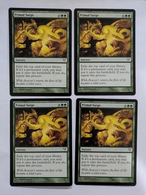 4 Primal Surge Avacyn Restored MTG NM Free shipping with tracking - Image 1 of 2