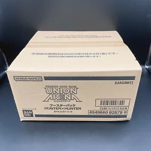 UNION ARENA Booster Pack HUNTER × HUNTER UA03BT Sealed Case 16 Boxes Japan New - Picture 1 of 7