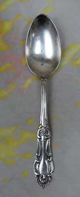 Cuchara antigua Henry Rogers Press.A1 Plainfield NJ Demitasse 4 1/4" cubiertos Foto 1 de 4