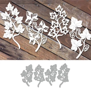 4PCs Leaf Metal Cutting Die Stencil for Paper Card Scrapbooking Embossing Album - Picture 1 of 1