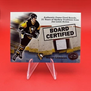 2001-02 Fleer Greats of the Game Mario Lemieux Board Certified Relic Penguins - Picture 1 of 2