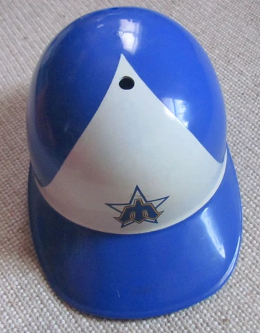 Seattle Mariners Vintage 1970s Laich Adjustable Plastic Baseball Helmet Cover