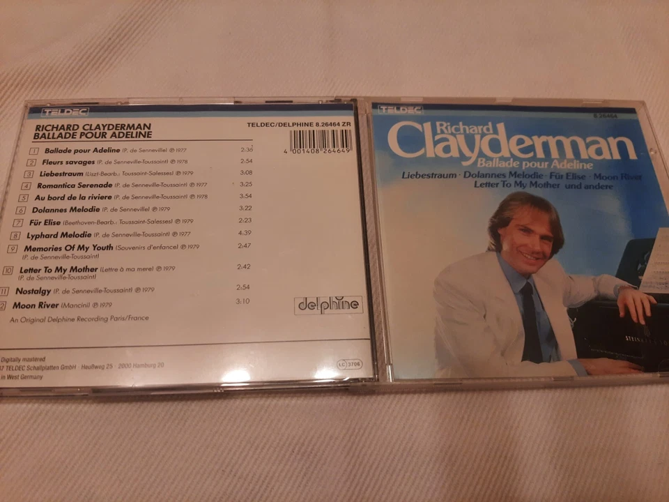 CD RICHARD CLAYDERMAN - BALLADE POUR ADELINE - ALBUM (NEUWERTIG) - Bild 1 von 1