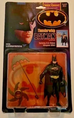 1990 Vintage BATMAN The DARK KNIGHT COLLECTION THUNDERWHIP BATMAN Kenner MOC - Image 1 of 4