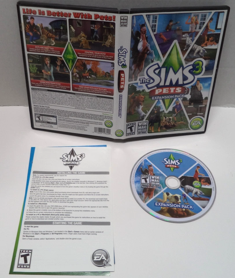 The Sims 3  PETS     PC  dvd-rom - Image 1 of 1