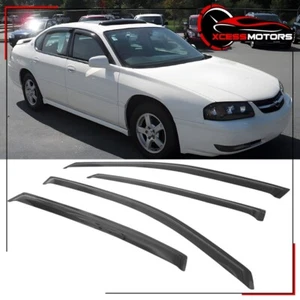 Se adapta a viseras de ventana lateral 00-05 para Chevrolet Impala ventilación deflectores solares lluvia 4 piezas - Imagen 1 de 5