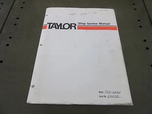 Taylor Lift Fork Truck Service & Maintenance Manual TC0-2005 Perkins 6.3544 - Picture 1 of 9