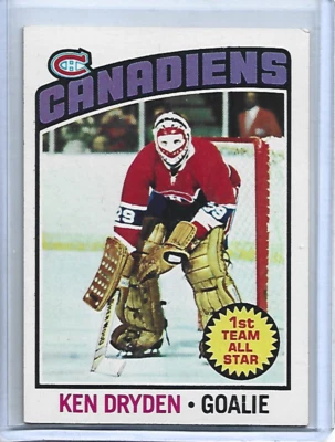 Ken Dryden-Montreal Canadiens-1976-77 Topps Hockey Card #200 - Image 1 of 2