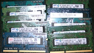 Lot of 10 2GB DDR3 PC3-12800S & PC3-10600S Laptop Memory RAM  - Picture 1 of 1
