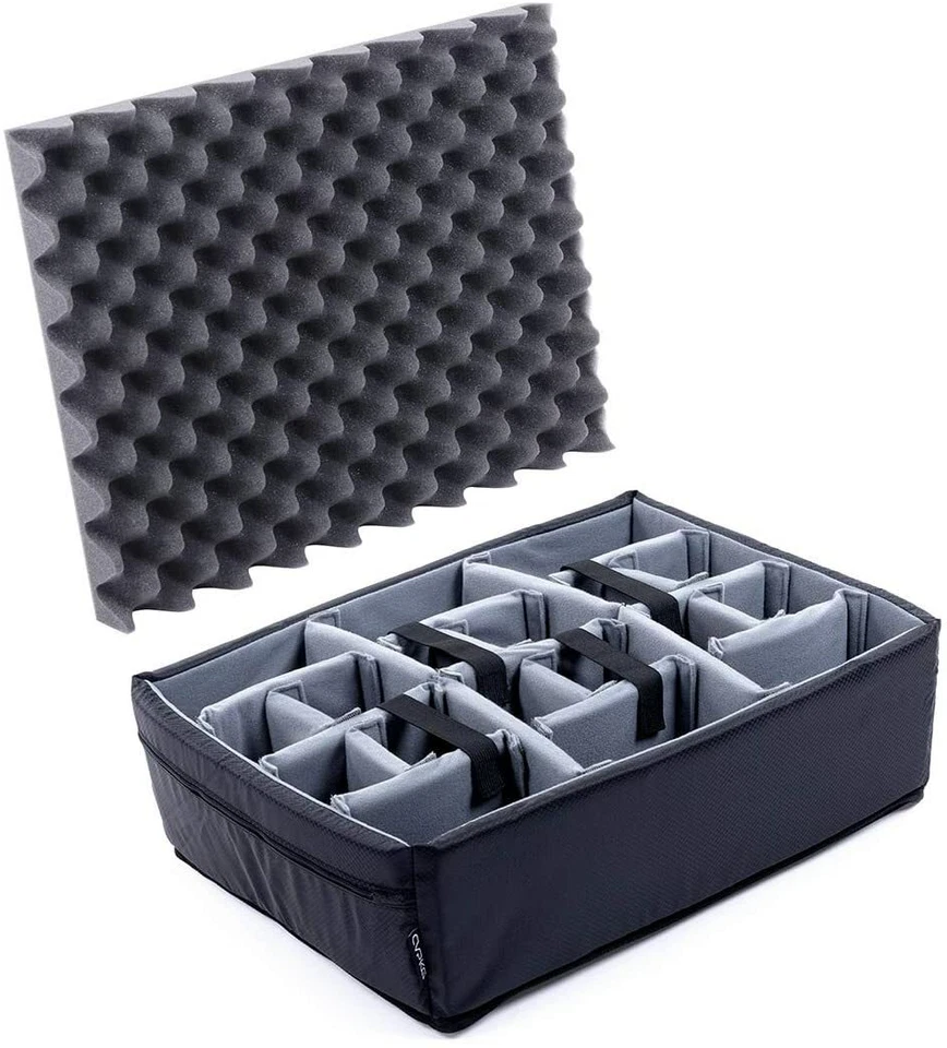 Grey CVPKG padded dividers for the Pelican 1520 case. - Image 1 of 1