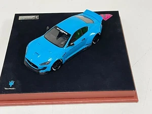1/43 AB Modelos Maserati Granturismo Liberty caminar Base de cuero personalizada azul. - Imagen 1 de 5
