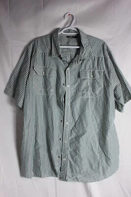 The North Face Mens XXL Stripped Snap Button Shirt - Image 1 of 4
