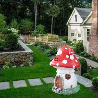 Champignons d'extérieur éblouissants avec panneaux solaires intégrés pour un - Image 1 of 4