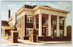 CAMPFIELD HICKMAN BEERDIGUNGSHAUS BARBERTON OHIO GRANT M SCHLUP VINTAGE POSTKARTE - Bild 1 von 2