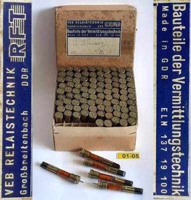 01-05) 100x Blindentastzeichen 60V MSKB Telefonlämpchen DDR Telefon  0,80€ Stück - Bild 1 von 4