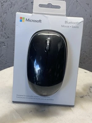 Microsoft Bluetooth Mouse NEW Sealed In Box Wireless Black RJN-00001 1929 - Image 1 of 4
