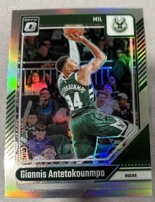 2024-25 Panini Donruss Optic Giannis Antetokounmpo Holo Prizm #176 Bucks Foto 1 de 2