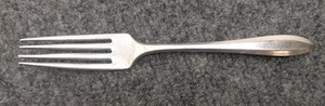 Community Plate Patrician Salad Fork "Richard" Monogram Silverplate Oneida - Picture 1 of 8
