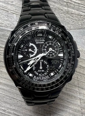Citizen Eco-Drive SKYHAWK Black Eagle Mens watch - Image 1 of 4