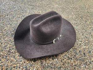 Stetson Stallion Oak Ridge braun Cowboy Western Hut Größe 7 1/4 Wollfilz Hut - Bild 1 von 8