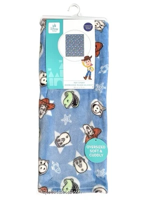 "Manta Disney Toy Story azul de gran tamaño suave cálida de felpa bebé niños 40x50""" Foto 1 de 4