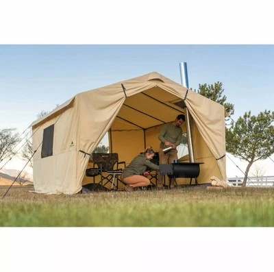 Outdoor Tent 12'x10' North Fork Outfitter Shelter Heavy Duty Temporary Home - Image 1 of 4