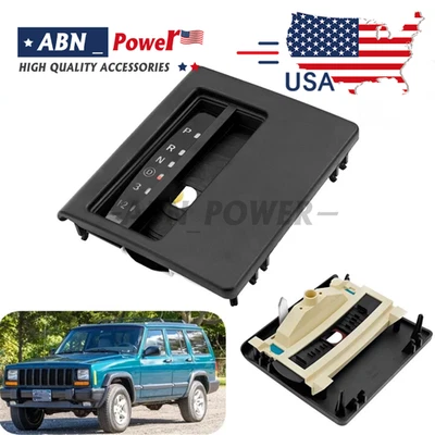 FOR 97-2001 Jeep Cherokee Sport Classic LMTD XJ Auto Transmission Shift Bezel Foto 1 de 4