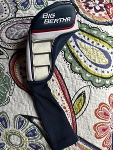 Callaway Big Bertha Blue Red White Golf Club Driver Head Cover Falling Apple - Picture 1 of 14