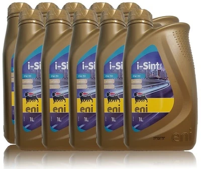 eni i-sint 0W 30 10x 1 litro olio motore VW 506 00/ 506 01 Agip 7007