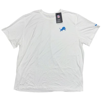 Белая рубашка Nike Detroit Lions Dri-Fit Sidelines Coaches PE, размер 4XL DC4901-100 - Изображение 1 из 4