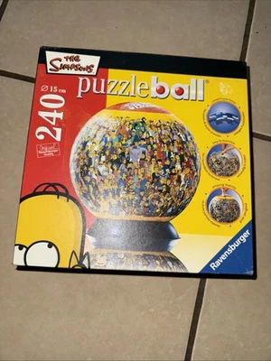 Puzzle boule Les Simpson 240 pièces Ravensburger lire la description jamais ouvert - Photo 1/4