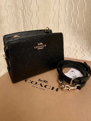NUEVO Bolso Bandolera Coach Gia Negro CCK64 NUEVO CON ETIQUETAS $298 Foto 1 de 4