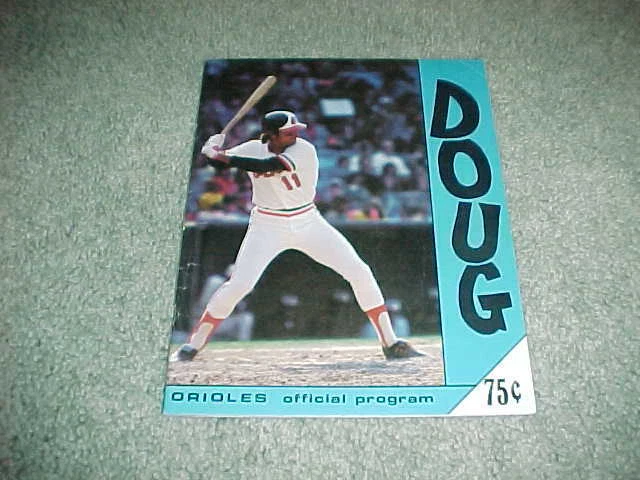 1979 Baltimore Orioles v Boston Red Sox Baseball Program with autographs - Image 1 of 1