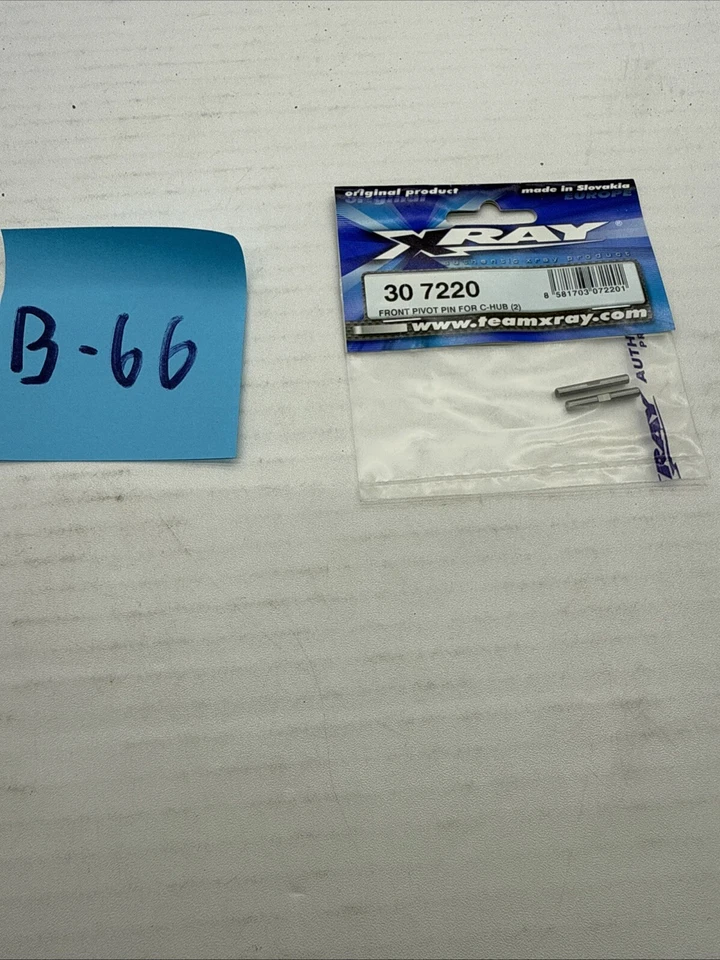 XRAY 30 7220 FRONT PIVOT PIN for: C-HUB 2pc. NewInPack USA Shipped - Image 1 of 1